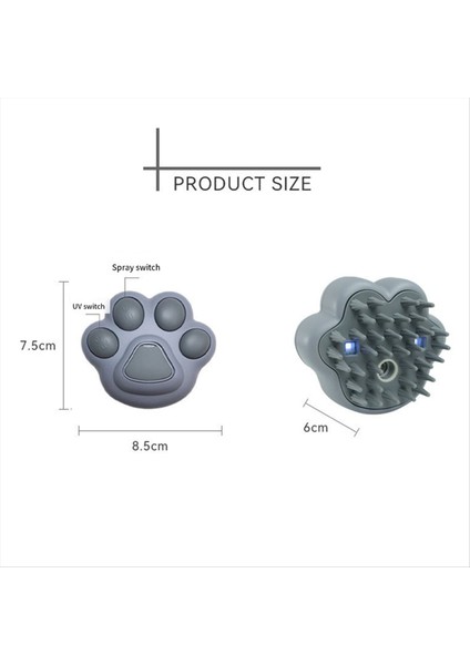 Kediler Buhar Fırçası Buharlı Köpek Fırçası Elektrik Sprey Kediler Masaj Için Saç Fırçaları Evcil Hayvan Tımarlama Külotu Epilasyon Combs, A (Yurt Dışından) indirimleri