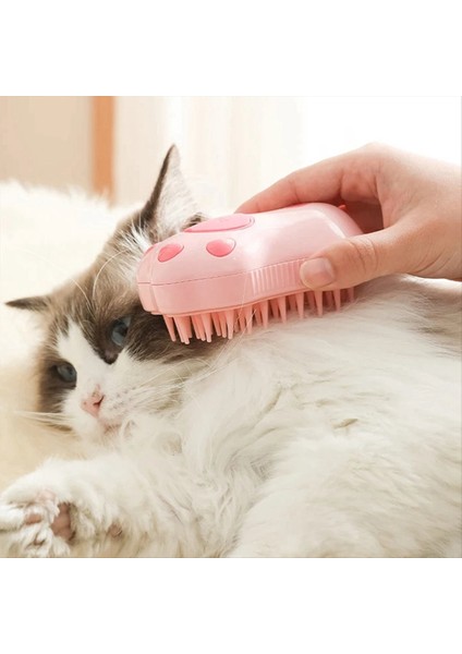 Kediler Buharlı Fırça Köpek Masaj Tarağı Yerleşik Elektrikli Su Spreyi Yumuşak Silikon Evcil Ppartoval Kaldırma Tımar Fırçası (Yurt Dışından) modelleri