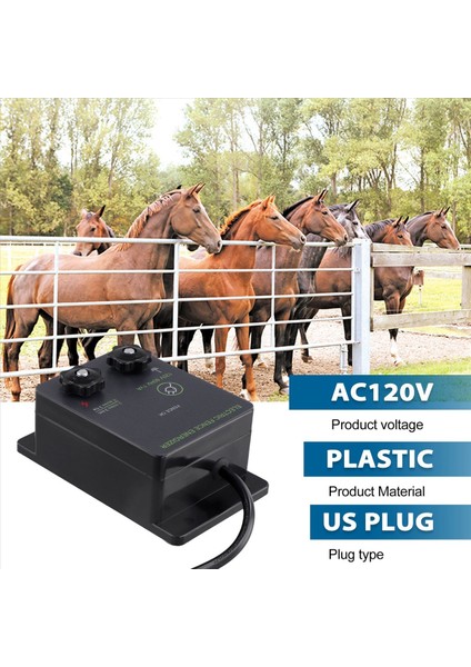 Çıktı Voltajı Alıcı Içi Geri Alınan Vahşi Hayvanları Önlemek Için 2 Mil Elektrik Çit Enerjisi 5000 V 0.1joule Us Fişi (Yurt Dışından) fırsatları