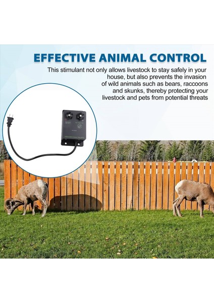 Çıktı Voltajı Alıcı Içi Geri Alınan Vahşi Hayvanları Önlemek Için 2 Mil Elektrik Çit Enerjisi 5000 V 0.1joule Us Fişi (Yurt Dışından) indirimleri