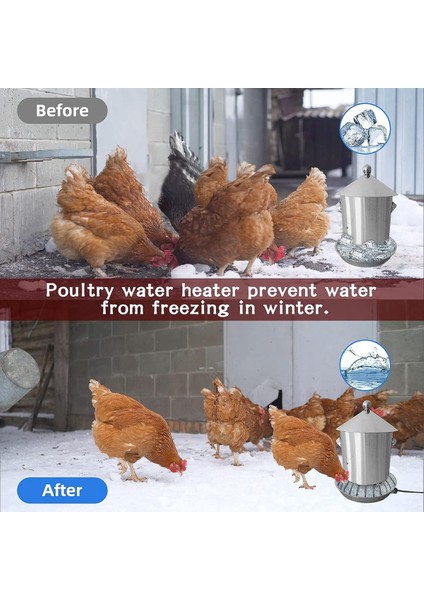 24.5cm Kümes Hayvanları Isıtıcı Tavuk Su Isıtıcı Tabanı 60W Deicer Isıtmalı Base Tavuk Içen Isıtmalı Ped Abd Fiş (Yurt Dışından) modelleri