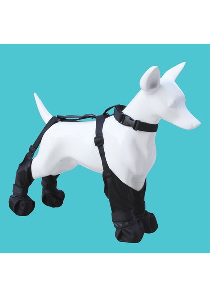 Köpek Boot Köpek Ayakkabıları Su Geçirmez Ayarlanabilir Köpek Boot Pet Breathbale Ayakkabıları Açık Hava Yürüyüşü M. (Yurt Dışından) modelleri