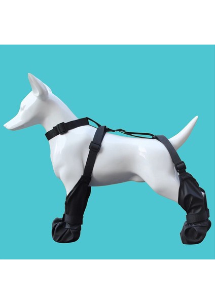Köpek Boot Köpek Ayakkabıları Su Geçirmez Ayarlanabilir Köpek Boot Pet Breathbale Ayakkabıları Açık Hava Yürüyüşü M. (Yurt Dışından) fırsatları
