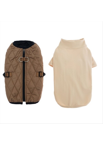 Kış Sıcak Köpek Giysileri Için Smalldog Pet Giyim Kıyafet Kıyafet Rüzgar Geçirmez Köpek Ceketi Chihuahua Fransız Buldog Kat Yeleği, M (Yurt Dışından) modelleri