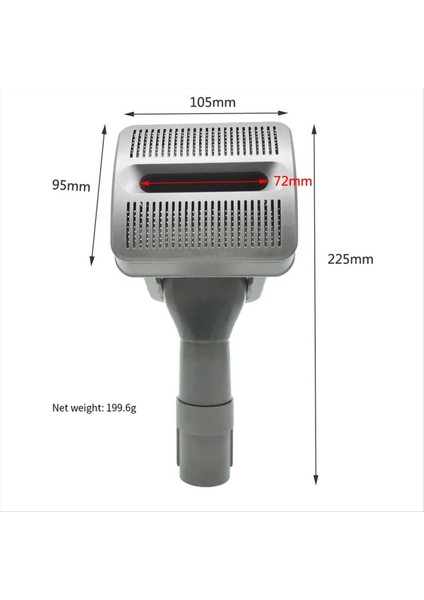 Dyson Vakum Temizleyici Pet Fırçası DC58 V6 V7V8V10V11 Uzun Saç Köpek Kaç Kuru Fırça Baş Aksesuarları (Yurt Dışından) fırsatları