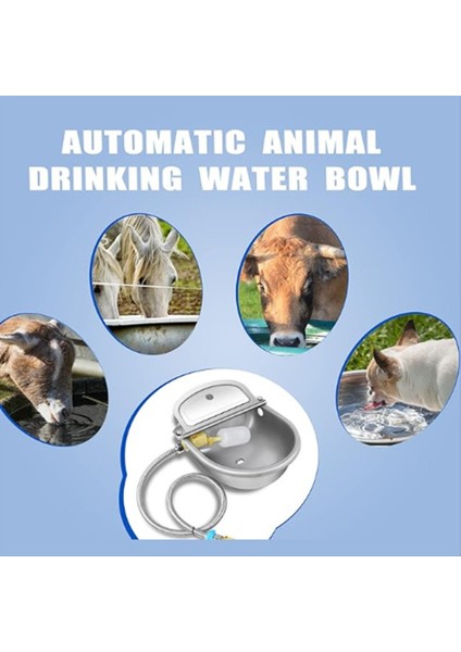 Şamandıra Valfi ile Otomatik Hayvan Içme Kasesi, Hızlı Konektör Adaptör Inek Içme Kasesi Şamandıra Tipi Içme Çeşmesi (Yurt Dışından) fiyatları