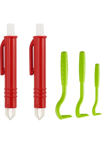 Köpekler, Kediler, Çocuklar, 3 Set, Kene Kancaları ve 2 Set, Kene Cımbızları, Kolay ve Güvenli Kene Çıkarıcı (Yurt Dışından)