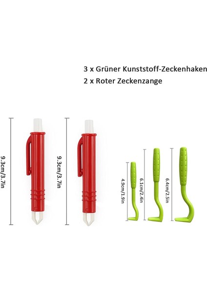 Köpekler, Kediler, Çocuklar, 3 Set, Kene Kancaları ve 2 Set, Kene Cımbızları, Kolay ve Güvenli Kene Çıkarıcı (Yurt Dışından) indirimleri