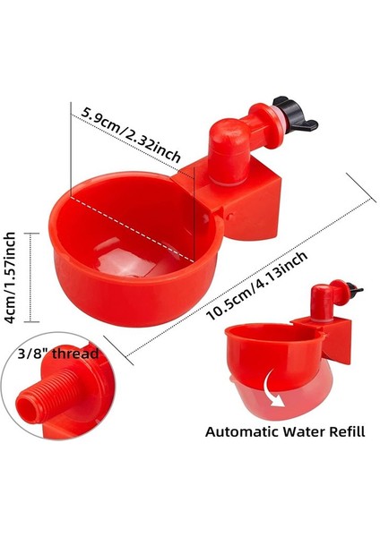 Tavuk Su Bardağı, Kümes Hayvanları Için Otomatik Tavuk Sucu Kiti, Tavuk Için Su Kümes Hayvanları Içme Kasesi (Yurt Dışından) fırsatları