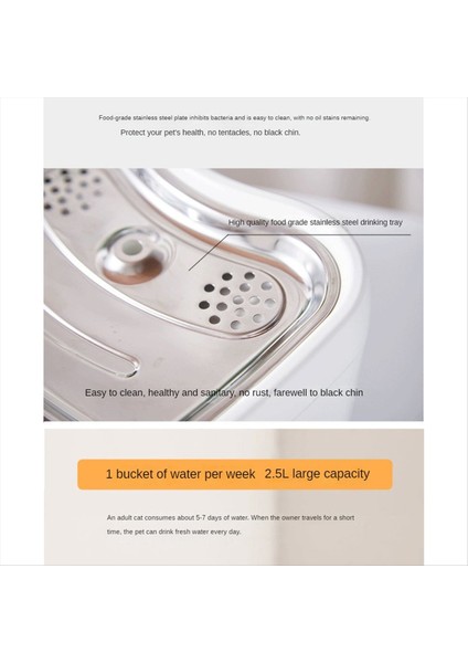 Akıllı Kediler Su Dağıtıcı Su Kablosuz Uygulaması Otomatik Algılama Sirkülasyonu Pet Içme Suyu Izleme Bizi Fiş (Yurt Dışından) fiyatları
