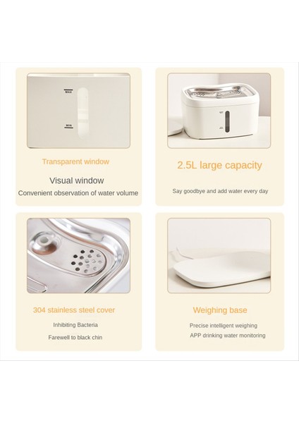 Akıllı Kediler Su Dağıtıcı Su Kablosuz Uygulaması Otomatik Algılama Sirkülasyonu Pet Içme Suyu Izleme Bizi Fiş (Yurt Dışından) modelleri