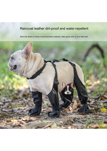 Köpek Ayakkabıları Su Geçirmez Ayarlanabilir Köpek Boot Yağmur Günü Evcil Hayvan Nefes Ayakkabıları Açık Hava Yürüyüşü Için Yumuşak Fransız Bulldog Pençeleri L (Yurt Dışından) fırsatları