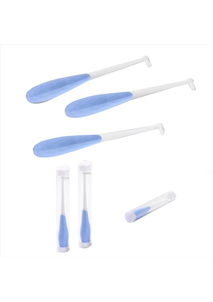 Kedi Diş Fırçası, Köpek Diş Fırçalama Kiti, Kedi Diş Bakımı Için Kedi Diş Fırçalama Kiti, Mini Kafa, 4pcs (Yurt Dışından)