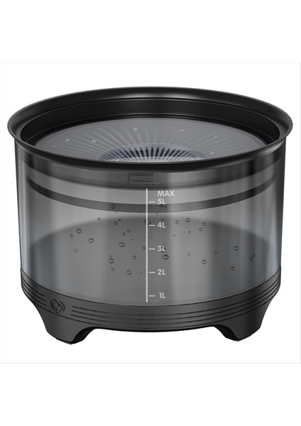 5.5l Köpek Su Kasesi, Büyük Kapasite Köpekler Için Dökülme Su Kasesi Yok, Sıçrama Geçirmez Yavaş Su Besleyici A (Yurt Dışından)