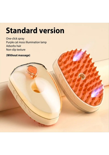 Buharlı Evcil Hayvan Fırçası Buharlı Kendi Kendine Temizleme Fırçası Köpek Saçları Için Köpek Saçları Için Şarj Edilebilir Dökülme Fırçası Buharlı B (Yurt Dışından) indirimleri