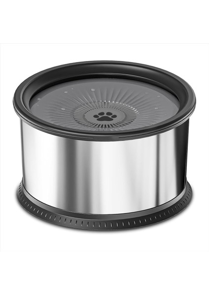 6.5l Köpek Su Kasesi, 1.6 Galon Süper Kapasite Dökülme Köpek Su Kasesi, Paslanmaz Çelik Dökme Kanıtı Yavaş Su Besleyici (Yurt Dışından)