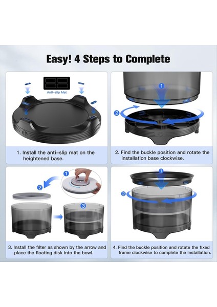 5.5l Köpek Su Kasesi, Büyük Kapasite Köpekler Için Dökülme Su Kasesi Yok, Sıçrama Geçirmez Yavaş Su Besleyici C (Yurt Dışından) indirimleri