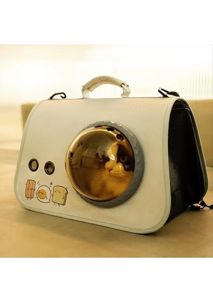 Cat Pet Hava Yastığı Şeffaf Pencere Tasarımı Nefes Bulabilir Havalandırma (Yurt Dışından) fırsatları