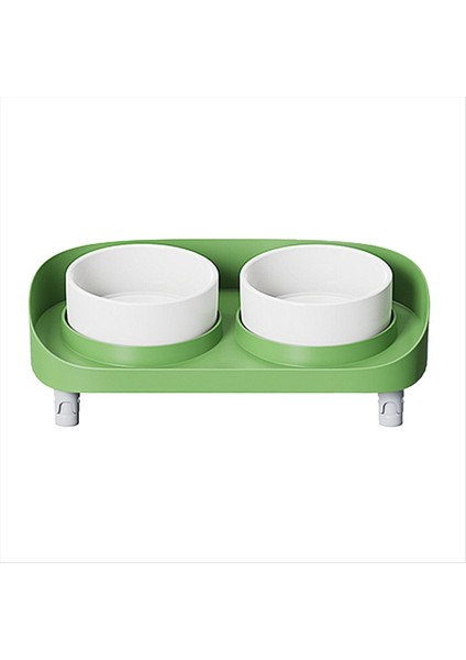 Tilted Yükseltilmiş Kase Uzun Boylu Kedi Yemekleri Ergonomik Stressiz Evcil Hayvan Besleyici Yemek, Kaymaz Standı Yeşil ile Yükseltilmiş Kedi Kaseleri (Yurt Dışından) indirimleri