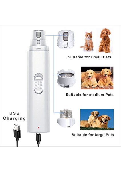 Köpek Kedi Için Elektrikli Evcil Hayvan Tırnak Değirmeni, Profesyoneller Için Büyük Köpekler Tırnak Malzemeleri, Evcil Hayvan Pençeleri Tımar Aracı Siyah (Yurt Dışından) fiyatları