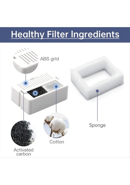 Kedi Su Çeşmesi Yedek Filtreler Kedi Çeşme Karbon Filtreler Seramik Evcil Hayvan Içme Paslanmaz Çelik Evcil Hayvan Çeşmesi (Yurt Dışından) fiyatları