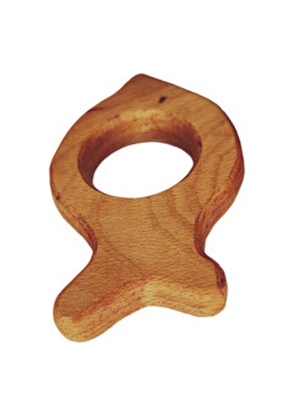 Diş Kaşıyıcı Balık Doğal Ahşap Ergonomik Tasarım 100% Doğal Malzeme
