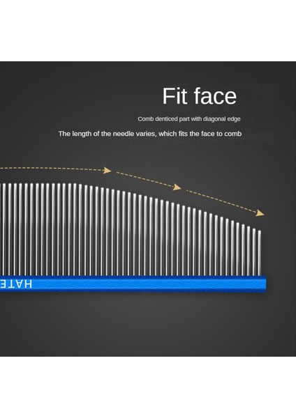 Hateli Combing Pet Dog Long Saç Kedisi Özel Kombi Saç, Yüzen Saç, Açık Düğüm Kukla Ingilizce Kısa Teddy Combin Siyah (Yurt Dışından) modelleri