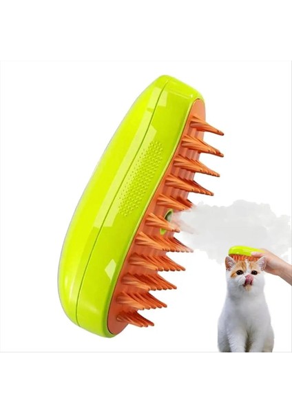 3pcs Evcil Hayvan Tımar Fırçası Saç Kaldırma Sıcak Buhar Teknolojisi Şarj Edilebilir Dökülme Fırçası Tavşanlar Için Evcil Hayvan Bakımı, Bir (Yurt Dışından) modelleri