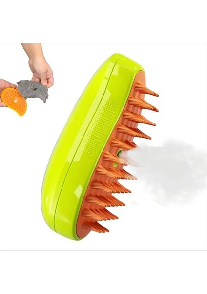 3pcs Evcil Hayvan Tımar Fırçası Saç Kaldırma Sıcak Buhar Teknolojisi Şarj Edilebilir Dökülme Fırçası Tavşanlar Için Evcil Hayvan Bakımı, Bir (Yurt Dışından) fırsatları