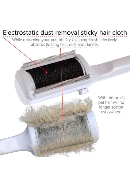 Kısa Veya Uzun Saçlı Kediler Için Evcil Hayvan Kuru Temizleme Fırçası, Kedi Saç Fırçası, Kedi Yapışkan Fırça Dökülme ve Tımar Için Yapışkan Fırça (Yurt Dışından) modelleri