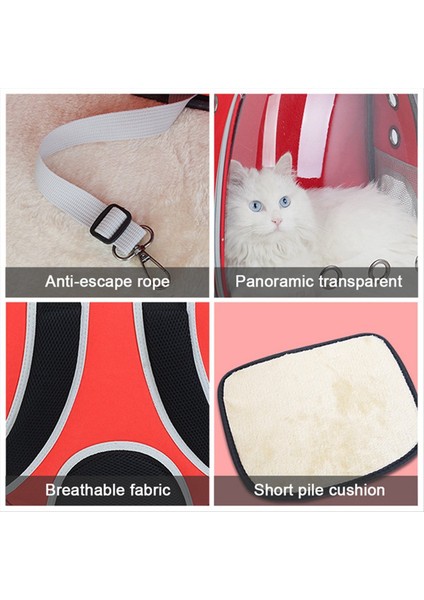 Taşıma Çantası Uzay Pet Sırt Çantası Nefes Alabilir Taşınabilir Taşınabilir Sırt Çantası Köpek Taşıma Taşıyıcı Uzay Kapsül Çantası C C (Yurt Dışından) fırsatları