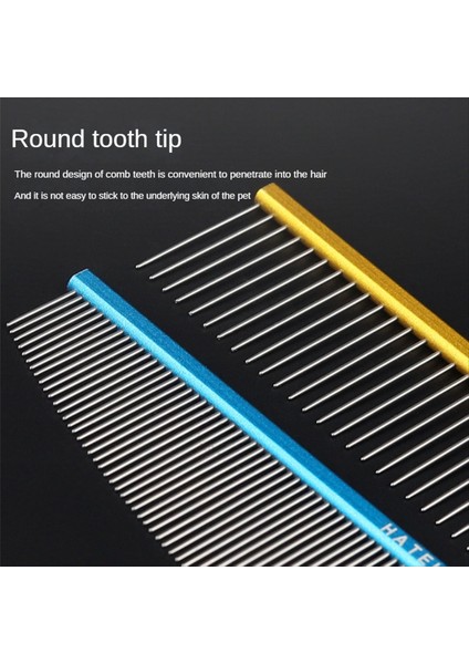 Hateli Combing Pet Dog Long Saç Kedisi Özel Kombi Saç, Yüzen Saç, Açık Düğüm Kukla Ingilizce Kısa Teddy Combin Mavi (Yurt Dışından) modelleri