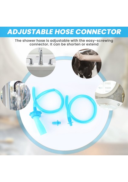 Banyo Küveti Musluk Uzatma Evcil Hayvanlar Duş Çok Fonksiyonlu Genişletici Hortum El Tipi Köpek Ayarlanabilir Yürümeye Başlayan Çocuk Silikon Küvet (Yurt Dışından) fırsatları