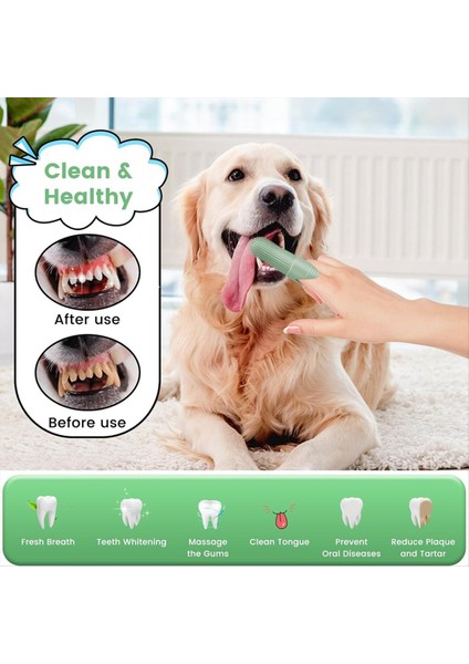 Köpek Diş Fırçası, 4 Paket Köpek Diş Fırçası, 360 ° Temizleme Parmak Diş Fırçası Köpekler Için, Silikon Köpek Parmak Diş Fırçası (Yurt Dışından) fırsatları