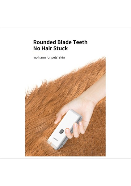 Pet Tımar Hastane Yavru Kedi ve Yavrular Sessiz Elektrikli Itme Clippers Elektrikli Su Geçirmez Profesyonel Tıraş Beyaz (Yurt Dışından)