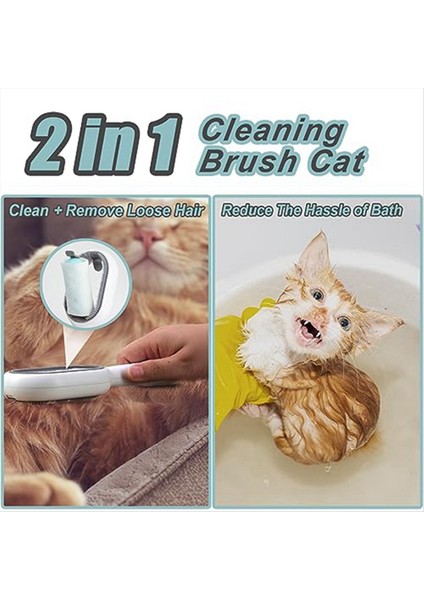 Su ile Kedi Saç Fırçası, Kediler Için Yapışkan Fırça, Evcil Epilasyon Tarağı, Temizlik Fırçası Kedi, Evcil Hayvan Saç Temizleyici Fırça (Yurt Dışından) modelleri