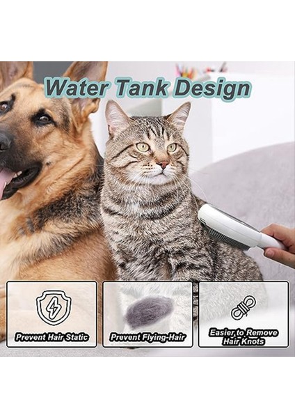 Su ile Kedi Saç Fırçası, Kediler Için Yapışkan Fırça, Evcil Epilasyon Tarağı, Temizlik Fırçası Kedi, Evcil Hayvan Saç Temizleyici Fırça (Yurt Dışından) fırsatları