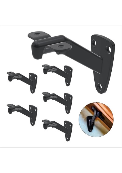 Merdivenler Için El Ray Braketleri- 6 Adet Kapalı Merdivenler Veya Dış Merdivenler Için Korkuluk Braketleri, El Korkuluk Parantezleri (Yurt Dışından) fiyatları