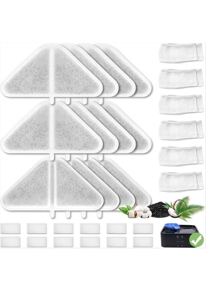 12 Set 230 Oz/7l Köpek Su Çeşmesi Kedi Su Çeşme Filtreleri Evcil Çeşme Filtreleri Değiştirme (Yurt Dışından) fiyatları