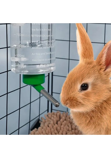 1000ML Küçük Hayvan Içme Çeşmesi Otomatik Içme Suyu Asılı Su Şişesi Kobay Pigfeeder Mavi Için Uygun (Yurt Dışından) modelleri