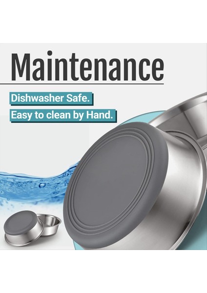 Paslanmaz Çelik Pet Bowl Köpek Kemik Evcil Pet Serpeği Sofra Takımları Slip Olmayan Kediler Kase Içme Su Köpek Havzası Köpek Kaseleri (M) (Yurt Dışından) indirimleri