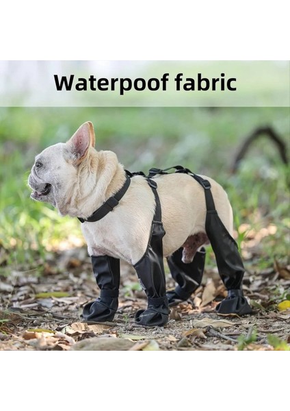 Köpek Ayakkabıları Su Geçirmez Kirli Köpek Pençesi Koruma Koruyucuları Silindiriciler Kış Karı Dış Mekan Için Kaymaz Köpek Yağmur Patikleri, L (Yurt Dışından) indirimleri