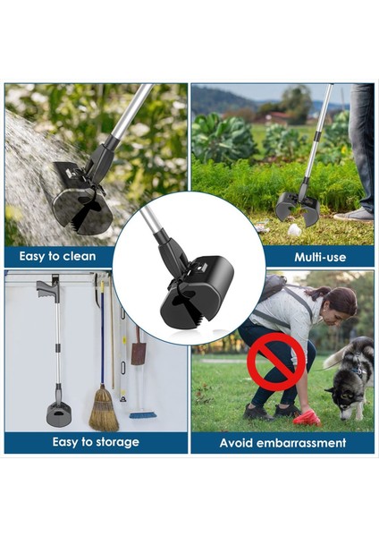Pooper Scooper Büyük Orta Orta Küçük Köpekler 32 Inç Ekstra Uzun Köpek Pooper Scooper Mırıldanamaz Sap Pooper Scoopers (Yurt Dışından)