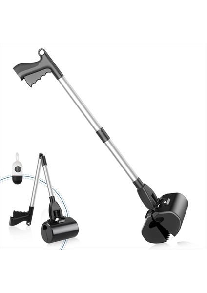 Pooper Scooper Büyük Orta Orta Küçük Köpekler 32 Inç Ekstra Uzun Köpek Pooper Scooper Mırıldanamaz Sap Pooper Scoopers (Yurt Dışından) indirimleri