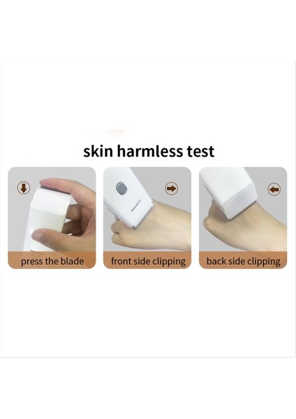 Pet Tımar Hastane Yavru Kedi ve Yavrular Sessiz Elektrikli Itme Clippers Elektrikli Su Geçirmez Profesyonel Tıraş Beyaz (Yurt Dışından) fiyatları