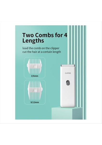 Pet Tımar Hastane Yavru Kedi ve Yavrular Sessiz Elektrikli Itme Clippers Elektrikli Su Geçirmez Profesyonel Tıraş Beyaz (Yurt Dışından) indirimleri