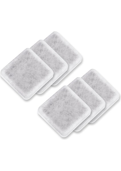 Pet Su Çeşmesi Kömür Yedek Filtreleri Petmate Için Değiştirin Yerçekimi Su Dispenser Köpek Kat 6 Pcs Için Filtreler (Yurt Dışından)