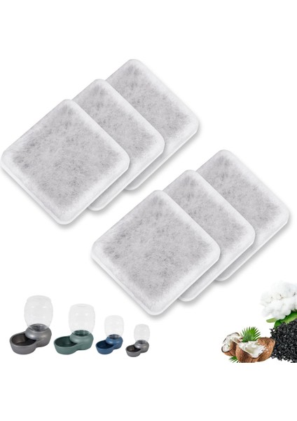 Pet Su Çeşmesi Kömür Yedek Filtreleri Petmate Için Değiştirin Yerçekimi Su Dispenser Köpek Kat 6 Pcs Için Filtreler (Yurt Dışından) fiyatları