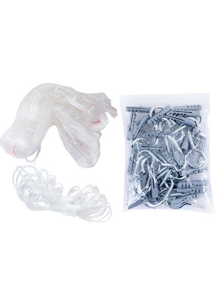 3X8M Kedi Balkon Koruma Ağı Ağ Netleme Netleri Kedilerin Kaçmasını Veya Balkondan Düşmesini Önler (Yurt Dışından)