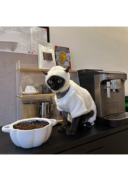 Sevimli Tüysüz Kedi Kıyafetleri, Kedinizi Bir Koyun Evcil Hayvan Süveteri Koyun Tasarım Evcil Kıyafetler Evcil Hayvan Kapüşonlu S. (Yurt Dışından) modelleri